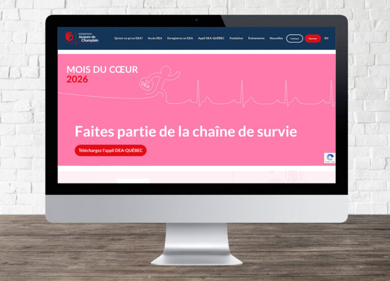 Page web de destination