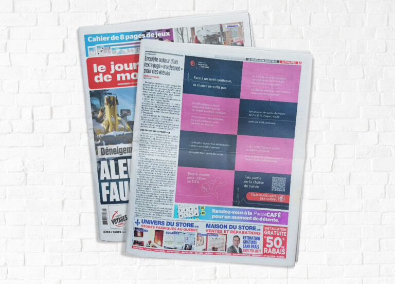 Publicité Journal de Montréal